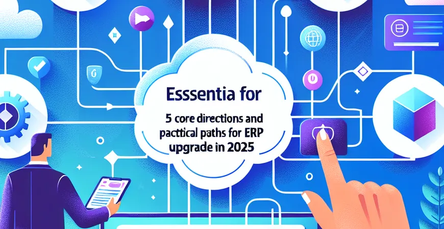 企业必看！2025 年 ERP 系统升级的 5 大核心方向与实践路径